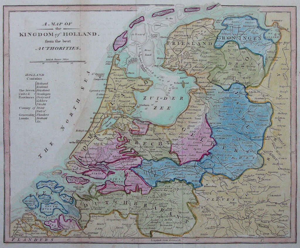 Map of Netherlands